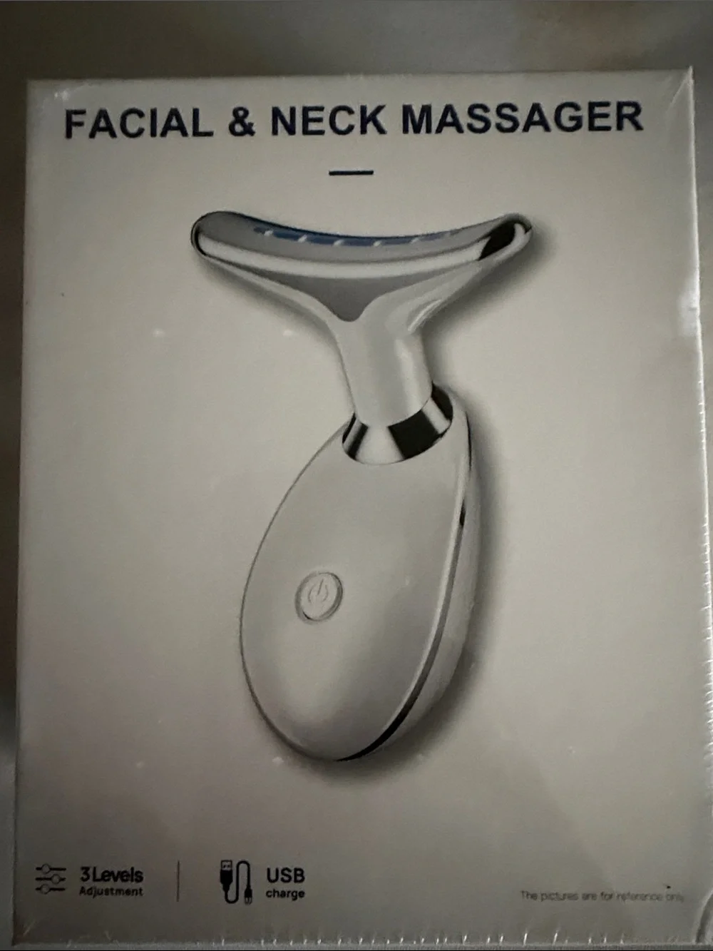Facial & Neck Massager - White - Unbranded